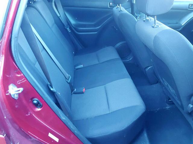 5Y2SL65866Z430315 - 2006 PONTIAC VIBE RED photo 6