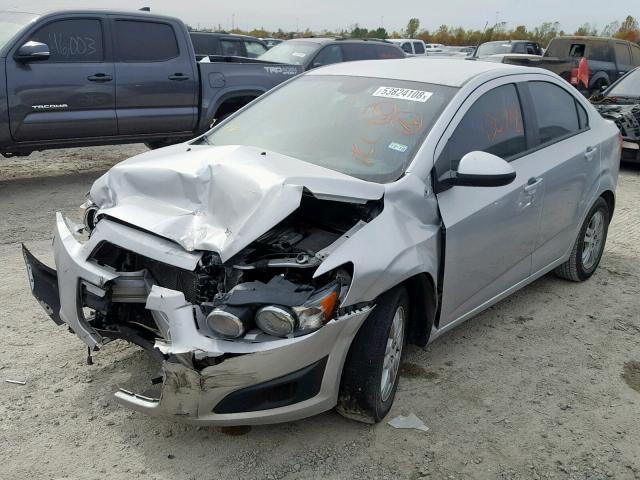 1G1JA5SHXC4231950 - 2012 CHEVROLET SONIC LS 银色 照片 2