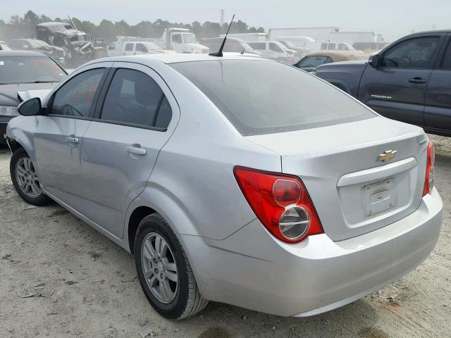 1G1JA5SHXC4231950 - 2012 CHEVROLET SONIC LS 银色 照片 3