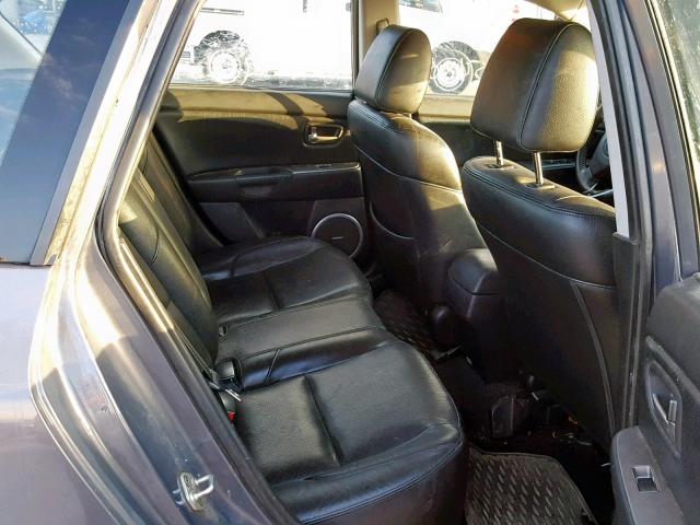 JM1BK344481875296 - 2008 MAZDA 3 HATCHBAC GRAY photo 6