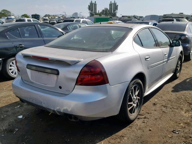 2G2WP522241128319 - 2004 PONTIAC GRAND PRIX SILVER photo 4