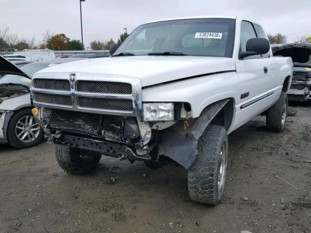 1B7KF23681J571816 - 2001 DODGE RAM 2500 WHITE photo 2