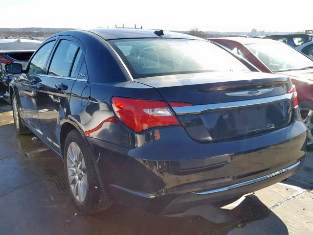 1C3CCBAB9EN208960 - 2014 CHRYSLER 200 LX BLACK photo 3