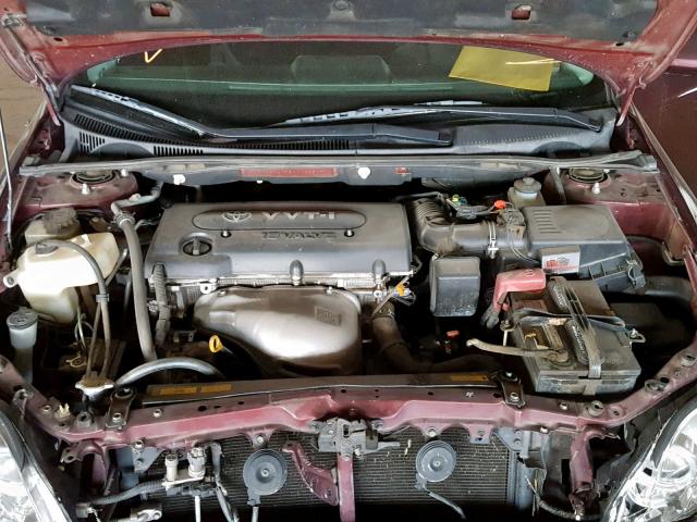 JTKDE167950046391 - 2005 TOYOTA SCION TC 勃艮第红 照片 7