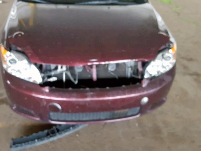 JTKDE167950046391 - 2005 TOYOTA SCION TC 勃艮第红 照片 9