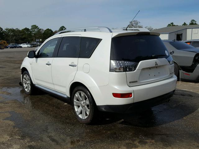 JA4LS31W19Z005691 - 2009 MITSUBISHI OUTLANDER WHITE photo 3