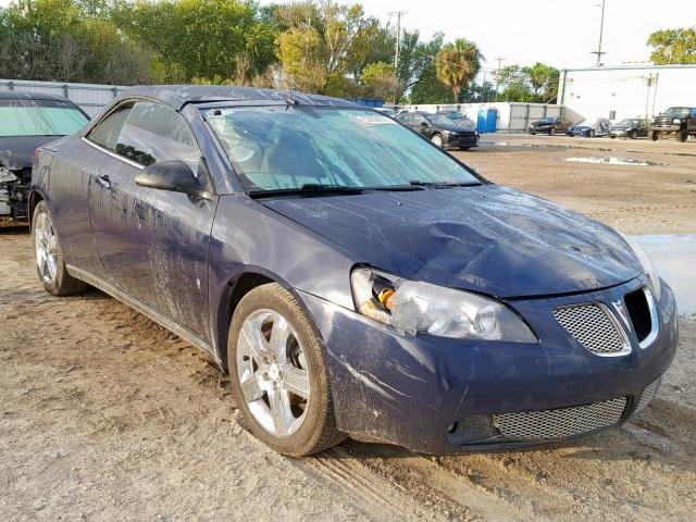 1G2ZH361684252765 - 2008 PONTIAC G6 GT BLUE photo 1