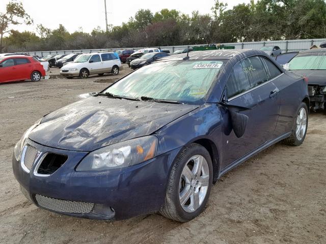 1G2ZH361684252765 - 2008 PONTIAC G6 GT BLUE photo 2