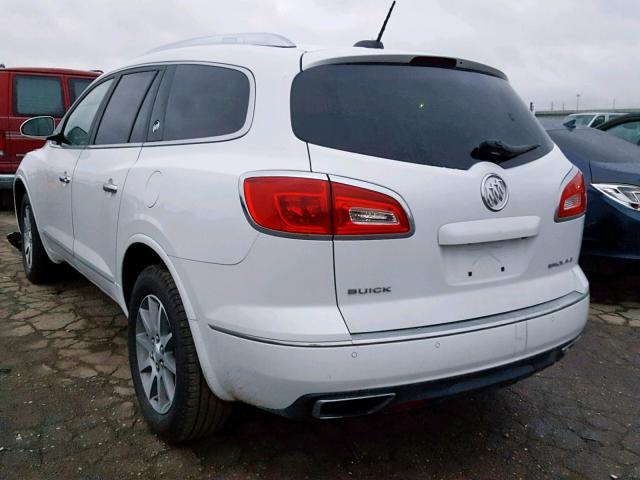 5GAKRBKD4HJ293855 - 2017 BUICK ENCLAVE WHITE photo 3