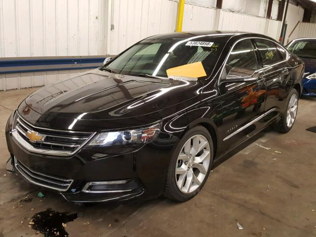 2G1125S31J9117332 - 2018 CHEVROLET IMPALA PRE BLACK photo 2