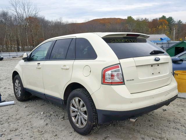 2FMDK38CX7BA71688 - 2007 FORD EDGE SEL CREAM photo 3