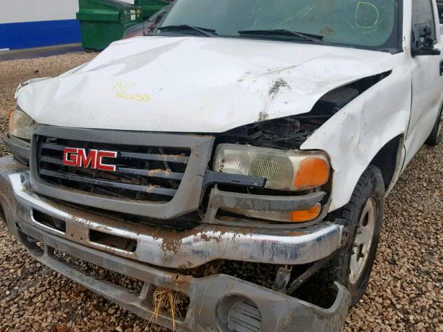 1GTEK14T94Z104790 - 2004 GMC NEW SIERRA WHITE photo 9