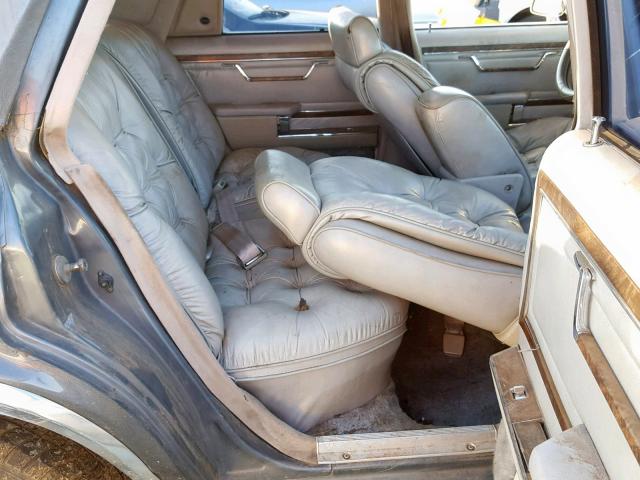 1C3BF66P7GX585633 - 1986 CHRYSLER FIFTH AVEN BLUE photo 6