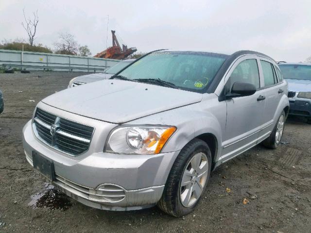 1B3HB48B67D411613 - 2007 DODGE CALIBER SX SILVER photo 2