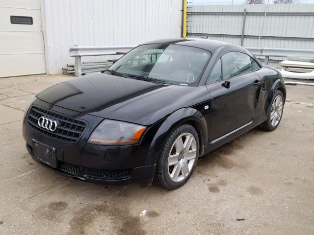 TRUSC28N551003480 - 2005 AUDI TT BLACK photo 2