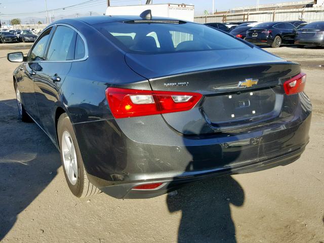 1G1ZB5ST9JF175991 - 2018 CHEVROLET MALIBU LS GRAY photo 3