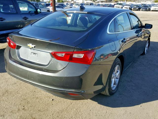 1G1ZB5ST9JF175991 - 2018 CHEVROLET MALIBU LS GRAY photo 4