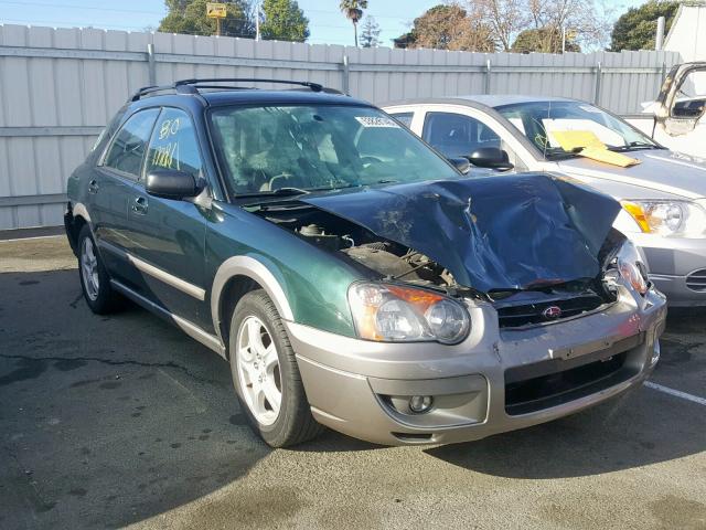 JF1GG685546808201 - 2004 SUBARU IMPREZA OU GREEN photo 1