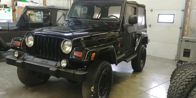 1J4FY49SXVP462573 - 1997 JEEP WRANGLER / BLACK photo 2