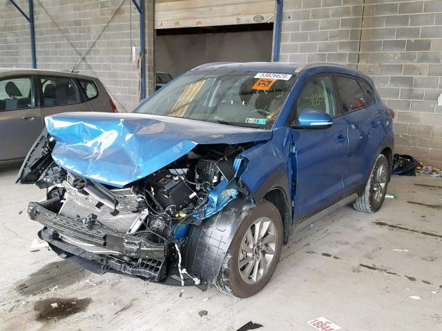 KM8J3CA40JU796172 - 2018 HYUNDAI TUCSON LIM BLUE photo 2