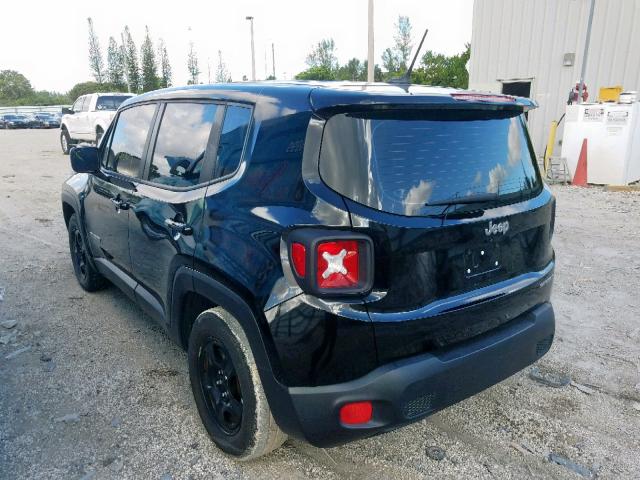 ZACCJAAT2GPD20577 - 2016 JEEP RENEGADE S Qara foto 3