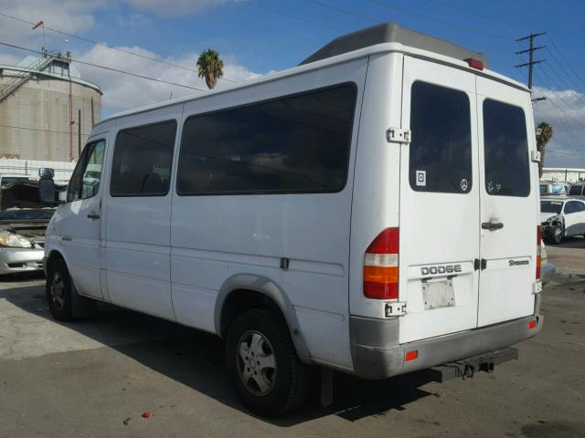 WD8PD644255841724 - 2005 DODGE SPRINTER 2 WHITE photo 3