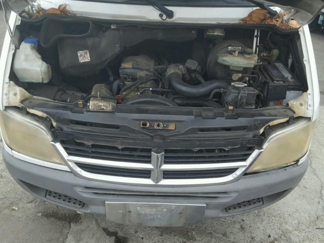 WD8PD644255841724 - 2005 DODGE SPRINTER 2 WHITE photo 7