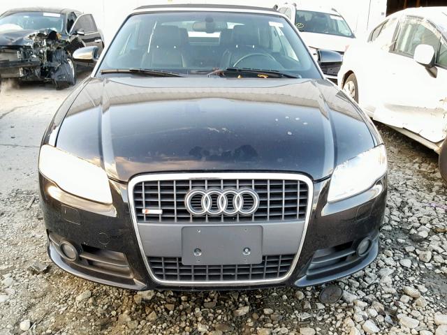 WAUDF48H29K011176 - 2009 AUDI A4 2.0T CA BLACK photo 9