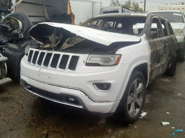 1C4RJECTXEC329897 - 2014 JEEP GRAND CHER WHITE photo 2