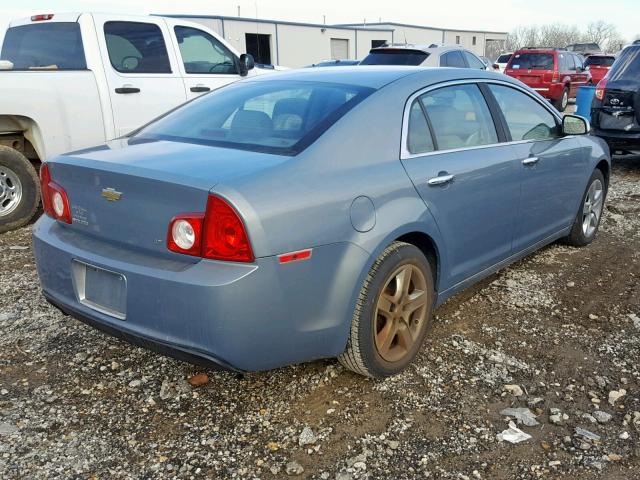 1G1ZH57B39F166469 - 2009 CHEVROLET MALIBU 1LT BLUE photo 4