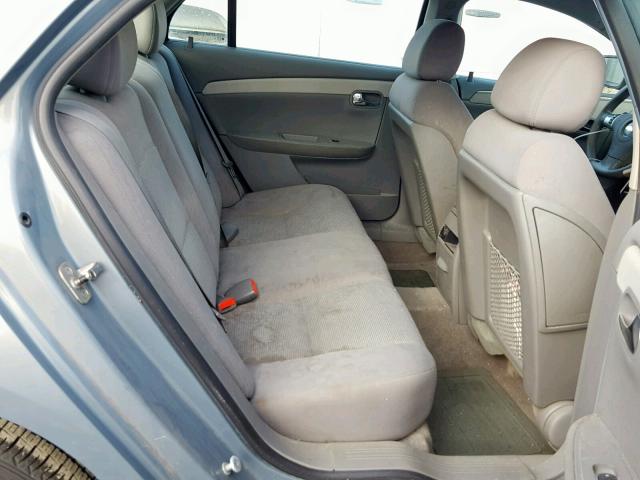 1G1ZH57B39F166469 - 2009 CHEVROLET MALIBU 1LT BLUE photo 6