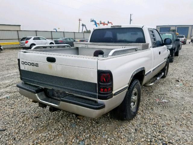 3B7HC13Z6YM207172 - 2000 DODGE RAM 1500 WHITE photo 4