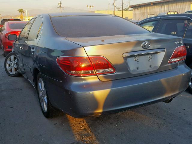 JTHBA30G365161912 - 2006 LEXUS ES 330 GRAY photo 3