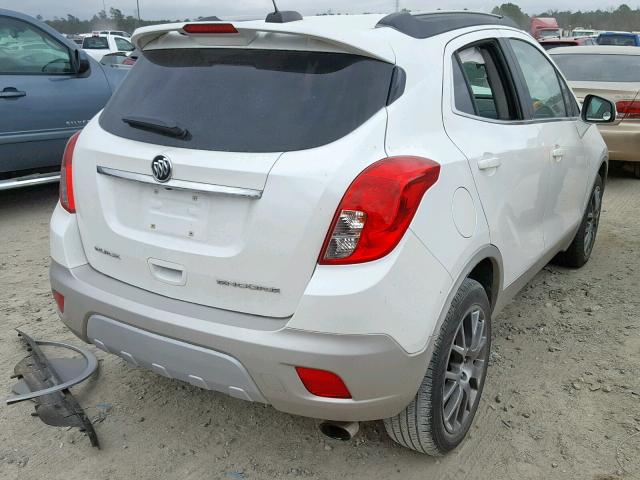 KL4CJ1SMXGB595660 - 2016 BUICK ENCORE SPO WHITE photo 4