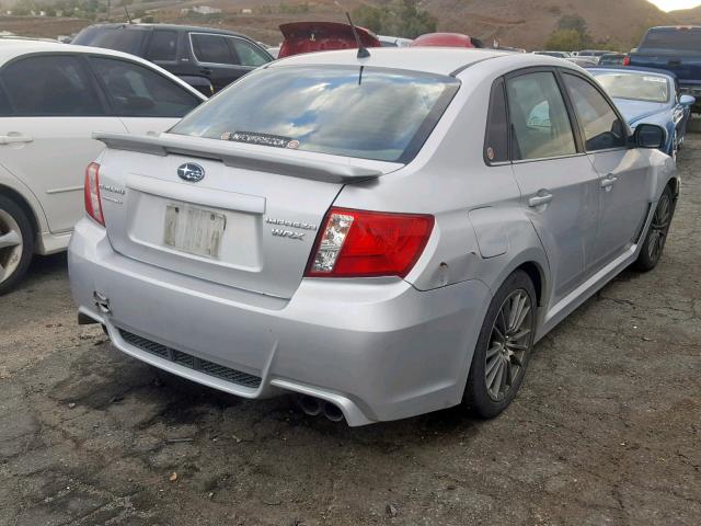 JF1GV7F61BG505193 - 2011 SUBARU IMPREZA WR SILVER photo 4