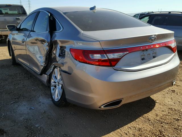 KMHFG4JGXDA221464 - 2013 HYUNDAI AZERA SILVER photo 3