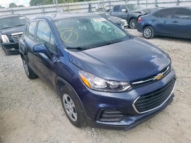 3GNCJKSB9JL331451 - 2018 CHEVROLET TRAX LS BLUE photo 1