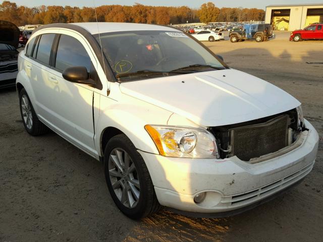 1B3CB5HA1BD268179 - 2011 DODGE CALIBER HE WHITE photo 1