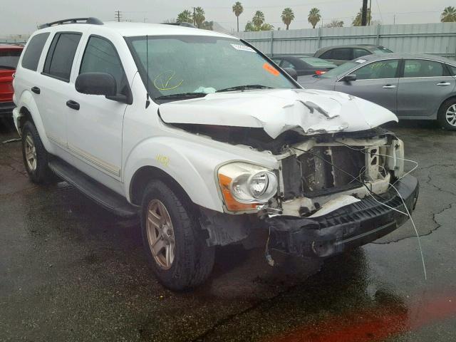 1D4HB48N54F122704 - 2004 DODGE DURANGO SL WHITE photo 1