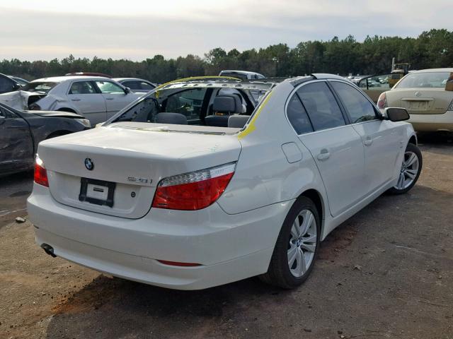 WBANV1C56AC444095 - 2010 BMW 528 XI WHITE photo 4