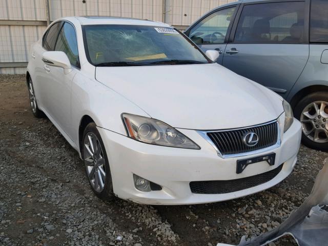 JTHBK262995090853 - 2009 LEXUS IS 250 WHITE photo 1