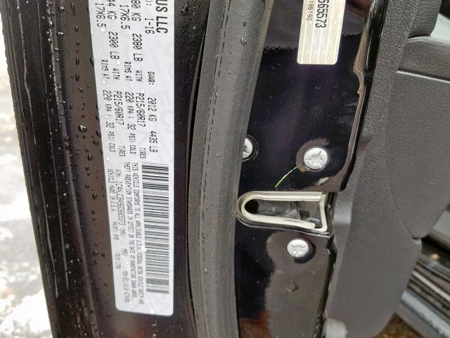 1C4NJCBA9GD665573 - 2016 JEEP COMPASS SP შავი ფოტო 10