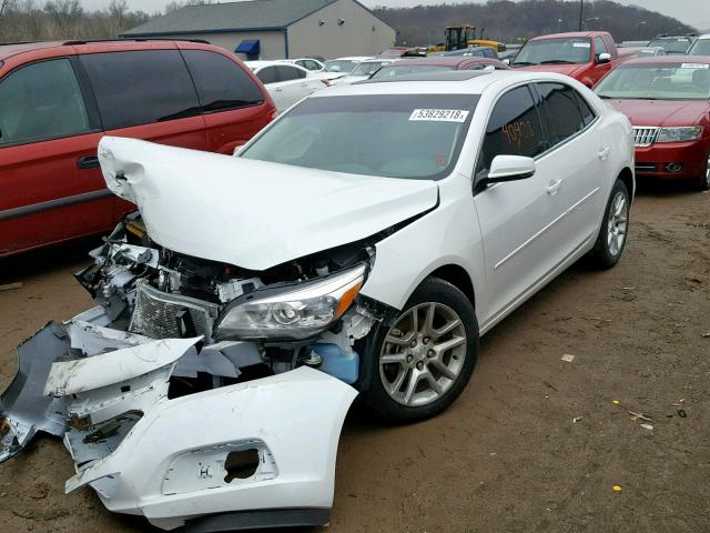 1G11C5SL8FF223403 - 2015 CHEVROLET MALIBU 1LT WHITE photo 2