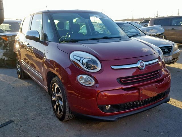 ZFBCFACHXEZ019146 - 2014 FIAT 500L LOUNG RED photo 1