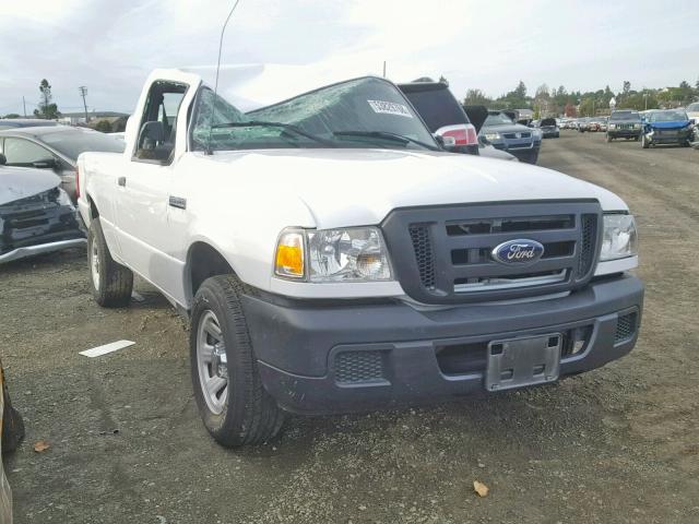 1FTYR10D27PA41152 - 2007 FORD RANGER WHITE photo 1