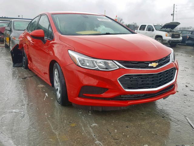 1G1BC5SM4H7146359 - 2017 CHEVROLET CRUZE LS RED photo 1