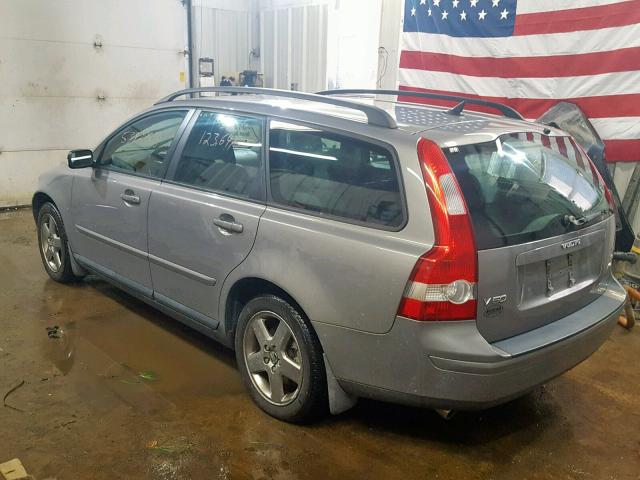 YV1MJ682252074100 - 2005 VOLVO V50 T5 GRAY photo 3