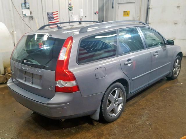 YV1MJ682252074100 - 2005 VOLVO V50 T5 GRAY photo 4