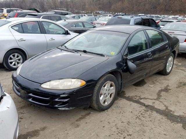 2B3AD46RX2H132978 - 2002 DODGE INTREPID S BLACK photo 2