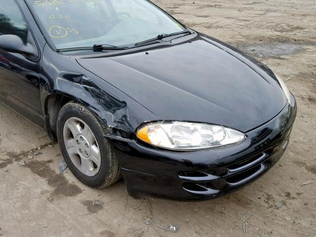 2B3AD46RX2H132978 - 2002 DODGE INTREPID S BLACK photo 9